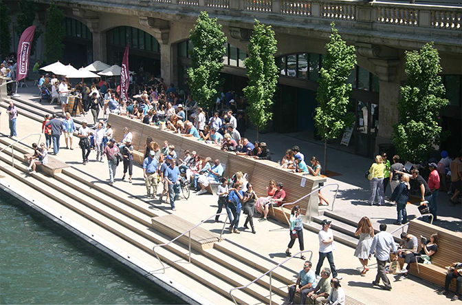 JRA_Chicago Riverwalk State to LaSalle_View to Lake